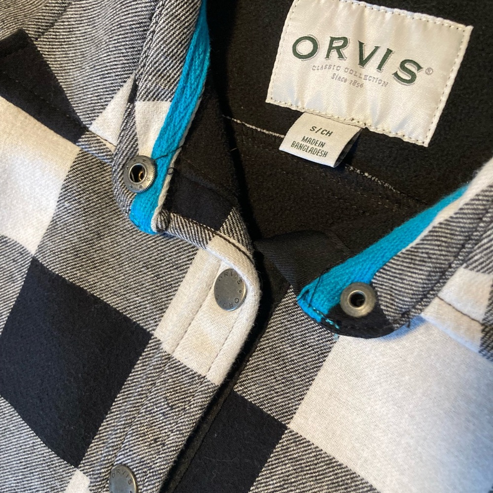 Orvis Checkered Shirt Jacket - Picture 2 of 5